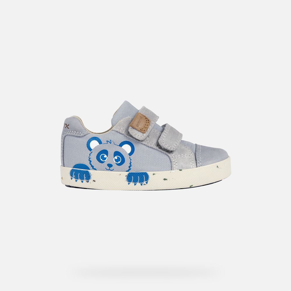 Geox Bebek Spor Ayakkabı Gri - Kilwi Boy - WOU-731482